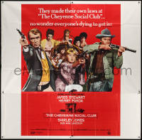 1j140 CHEYENNE SOCIAL CLUB 6sh 1970 Jimmy Stewart, Henry Fonda w/guns & ladies of the night!
