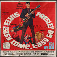 1j147 EASY COME, EASY GO 6sh 1967 different image of scuba diver Elvis Presley & playing guitar!