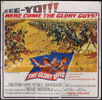 1j155 GLORY GUYS 6sh 1965 Sam Peckinpah, epic battle art, live the big adventure with 'em!