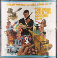 1j167 MAN WITH THE GOLDEN GUN West Hemi 6sh 1974 Roger Moore as James Bond by Robert McGinnis!