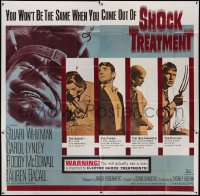 1j198 SHOCK TREATMENT 6sh 1964 you actually see a man subjected to electroshock treatments, rare!