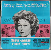 1j205 STOLEN HOURS 6sh 1963 Susan Hayward, they say she uses men like pep-up pills!