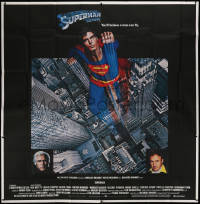 1j206 SUPERMAN 6sh 1978 hero Christopher Reeve flying from Metropolis, Gene Hackman, Marlon Brando