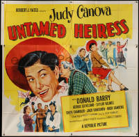 1j219 UNTAMED HEIRESS 6sh 1954 wacky country girl Judy Canova inherits a million dollars!