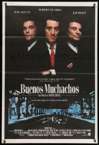 1j104 GOODFELLAS Argentinean 1990 Robert De Niro, Joe Pesci, Ray Liotta, Martin Scorsese classic!