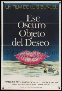 1j120 THAT OBSCURE OBJECT OF DESIRE Argentinean 1978 Cet obscur object du desir, art by Ferracci!