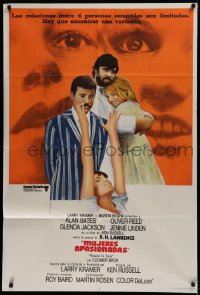 1j125 WOMEN IN LOVE Argentinean 1970 Ken Russell, D.H. Lawrence, Glenda Jackson, Alan Bates