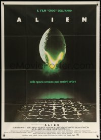 1j707 ALIEN Italian 1p 1979 Ridley Scott outer space sci-fi monster classic, hatching egg image!
