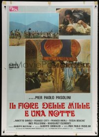 1j712 ARABIAN NIGHTS Italian 1p 1974 Pier Paolo Pasolini's Il Fiore delle Mille e una Notte!