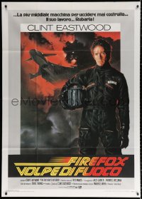 1j773 FIREFOX Italian 1p 1982 cool C.D. de Mar art of the flying killing machine & Clint Eastwood!