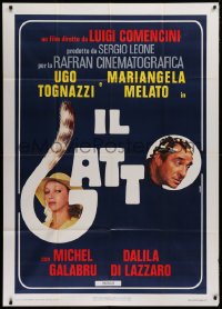 1j812 IL GATTO Italian 1p 1978 Luigi Comencini, Ugo Tognazzi, Mariangela Melato, cat tail!