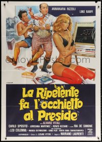 1j837 LA RIPETENTE FA L'OCCHIETTO AL PRESIDE Italian 1p 1980 Sciotti art of sexy Annamaria Rizzoli!
