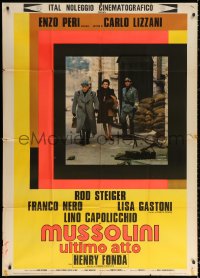 1j841 LAST 4 DAYS Italian 1p 1974 Mussolini: Ultimo atto, Steiger as Benito Mussolini, Franco Nero