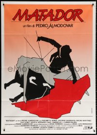 1j868 MATADOR Italian 1p 1989 Pedro Almodovar, Antonio Banderas, different bullfighting art!