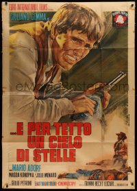 1j942 SKY FULL OF STARS FOR A ROOF Italian 1p 1968 Giuliano Gemma, Gasparri spaghetti western art!