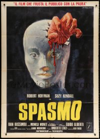 1j945 SPASMO Italian 1p 1974 Umberto Lenzi's Spasmo, cool gruesome art by Ezio Tarantelli
