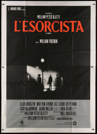1j562 EXORCIST Italian 2p 1974 William Friedkin, Max Von Sydow, William Peter Blatty horror classic!