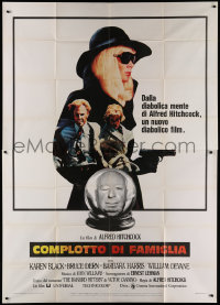1j564 FAMILY PLOT Italian 2p 1976 from the mind of Alfred Hitchcock, Karen Black, Bruce Dern
