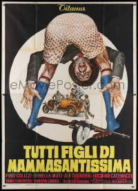 1j591 ITALIAN GRAFFITI Italian 2p 1973 Italian spoof comedy about the Roaring '20s, wacky art!
