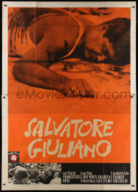 1j646 SALVATORE GIULIANO Italian 2p 1965 the life & death of Sicily's outstanding outlaw!