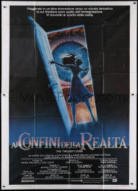 1j682 TWILIGHT ZONE Italian 2p 1983 George Miller, Steven Spielberg, Dante, from Rod Serling series