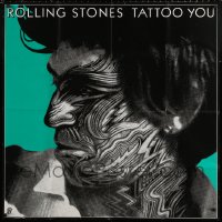 1j003 ROLLING STONES 36x36 music poster 1981 cool close up image of Keith Richards, Tattoo You!