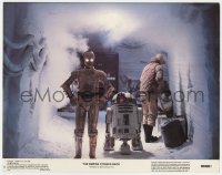 1k364 EMPIRE STRIKES BACK deluxe color 11x14 still #8 1980 R2-D2 & C-3PO walking through corridor!