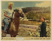 1k824 SINGER NOT THE SONG English LC 1962 priest John Mills by sexy Mylene Demongeot on horse!