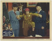 1k204 ABBOTT & COSTELLO MEET THE INVISIBLE MAN LC #3 1951 Bud & William Frawley restrain Lou!