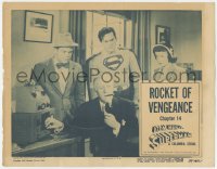 1k227 ATOM MAN VS SUPERMAN chapter 14 LC 1950 Kirk Alyn in costume, Noel Niell, Rocket of Vengeance