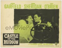 1k282 CASTLE ON THE HUDSON LC #6 R1949 romantic close up of Ann Sheridan & John Garfield in car!