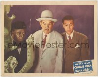 1k318 DARK ALIBI LC 1946 Sidney Toler as Charlie Chan with Benson Fong & scared Mantan Moreland!