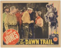1k323 DAWN TRAIL LC R1934 close up of bandaged Buck Jones with Miriam Seegar & others!