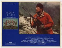 1k329 DEER HUNTER LC 1978 directed by Michael Cimino, classic image of Robert De Niro with rifle!