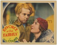 1k345 DIVORCE IN THE FAMILY LC 1932 Jackie Cooper is sad after mom Lois Wilson leaves his dad, rare!