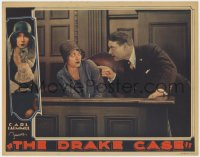 1k355 DRAKE CASE LC 1929 Gladys Brockwell is questioned by intense Forrest Stanley in court!