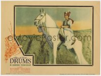 1k357 DRUMS LC 1938 best portrait of Sabu smiling in the saddle of his white stallion!