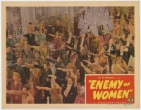 1k365 ENEMY OF WOMEN LC 1944 weird wacky image of Nazis & their girls giving Heil Hitler salute!