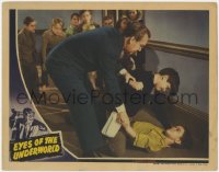 1k369 EYES OF THE UNDERWORLD LC 1942 man breaks up fight between two boys at school!