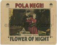 1k392 FLOWER OF NIGHT LC 1925 Pola Negri accepts advances of Warner Oland, directed by Paul Bern!