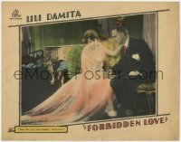 1k400 FORBIDDEN LOVE LC 1927 Lili Damita tells her lover his duty is to his country, rare!