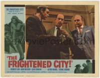 1k405 FRIGHTENED CITY LC #1 1962 close up of Sean Connery, Herbert Lom & Alfred Marks!