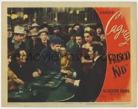 1k406 FRISCO KID LC R1944 James Cagney in saloon catches crooked dealer while gambling at faro!