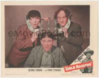 1k430 GOLD RAIDERS LC #8 1951 Three Stooges, Moe Howard, Larry Fine, & Shemp Howard w/bull horns!