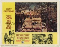 1k435 GOOD, THE BAD & THE UGLY LC #2 1968 Clint Eastwood & Lee Van Cleef in trenches in Civil War!