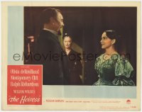 1k465 HEIRESS LC #6 1949 William Wyler, Ralph Richardson, Miriam Hopkins & Olivia de Havilland