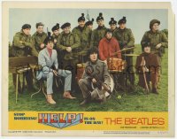 1k469 HELP LC #3 1965 The Beatles, John, Paul, George & Ringo with guns, instruments & soldiers!
