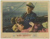 1k482 HIGH SOCIETY LC #2 1956 Bing Crosby harmonizes True Love with beautiful Grace Kelly on ship!