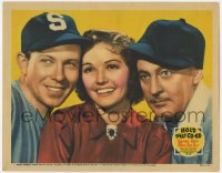 1k489 HOLD THAT CO-ED LC 1938 best portrait of John Barrymore, George Murphy & Marjorie Weaver!