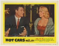 1k492 HOT CARS LC #3 1956 close up of John Bromfield on a date with sexy Joi Lansing!